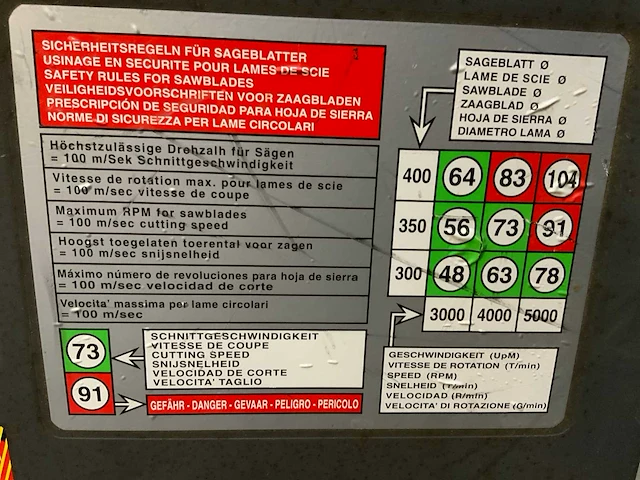 Robland z320 tafelcirkelzaagmachines - afbeelding 6 van  9