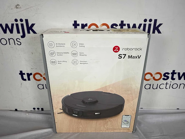 Roborock s7 maxv robotstofzuiger zwart - afbeelding 2 van  2