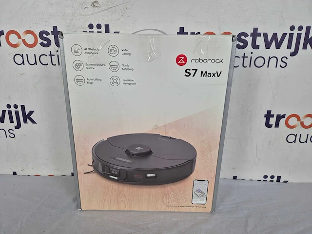 Roborock s7 maxv robotstofzuiger zwart - afbeelding 2 van  2