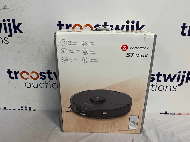 Roborock s7 maxv robotstofzuiger zwart - afbeelding 2 van  2