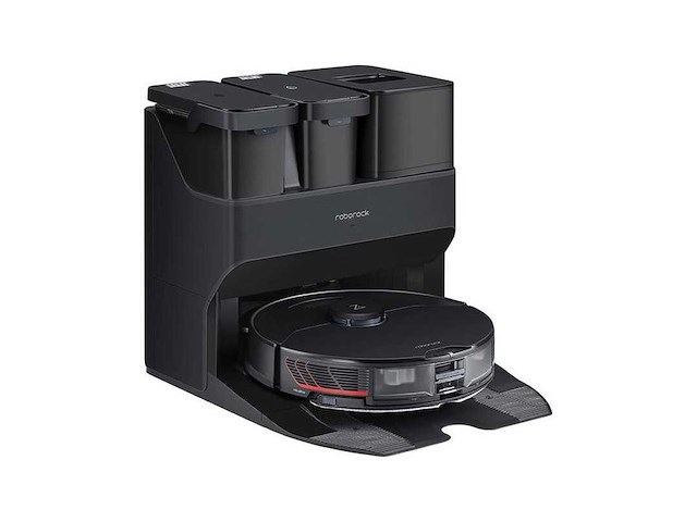 Roborock s7 maxv ultra - robotstofzuiger - zwart - afbeelding 1 van  2