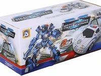 Robot auto politie mix van model geleverd 6 stuks - afbeelding 1 van  7