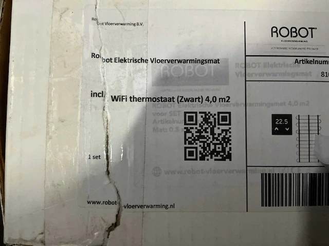 Robot electrische vloerverwarmingsmat, 4m2 - afbeelding 3 van  3