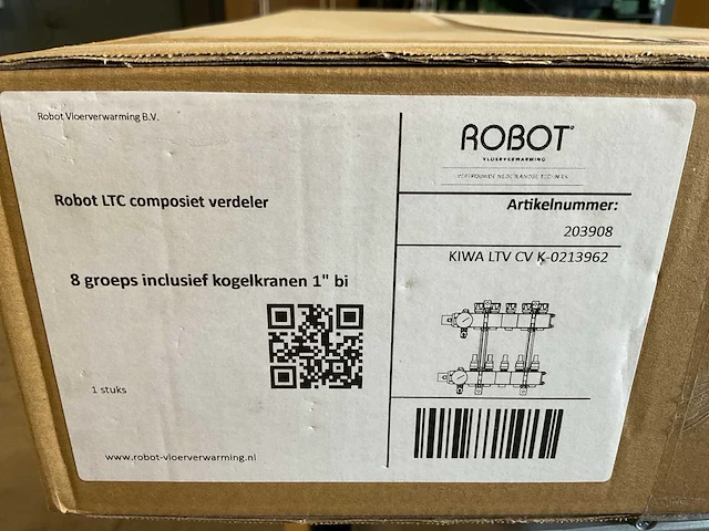 Robot kiwa ltv cv (k-0213962) 8-groeps composiet verdeler - afbeelding 3 van  3