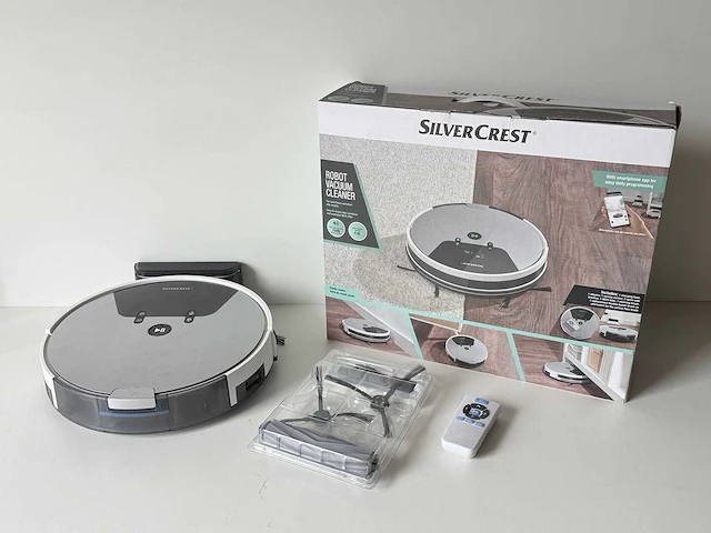 Robot vacuum cleaner stofzuiger. met smartphone bediening. - afbeelding 1 van  8