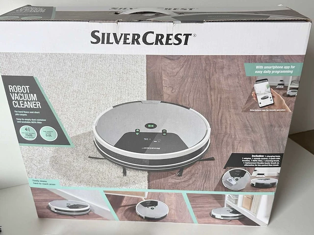 Robot vacuum cleaner stofzuiger. met smartphone bediening. - afbeelding 2 van  8