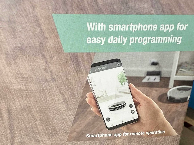 Robot vacuum cleaner stofzuiger. met smartphone bediening. - afbeelding 3 van  8
