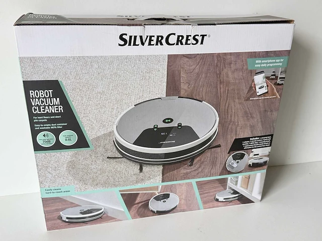 Robot vacuum cleaner stofzuiger. met smartphone bediening. - afbeelding 8 van  8