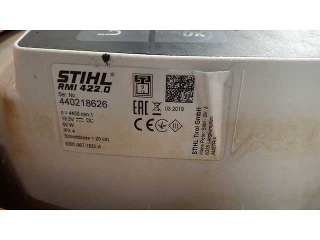 Robotmaaier stihl, rmi 422.0, 2019 - afbeelding 8 van  8