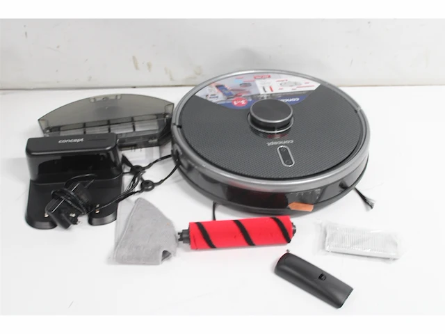 Robotstofzuiger 3 in 1 vr3210 met mop real force laser uvc ywash zwart - afbeelding 6 van  6
