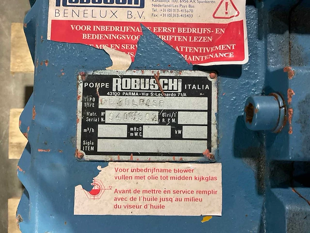 Robuschi pb-80lp/sp lobbenblazer - afbeelding 4 van  4