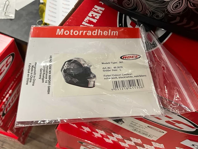 Rocc 361 motorhelm maat l (6x) - afbeelding 3 van  11