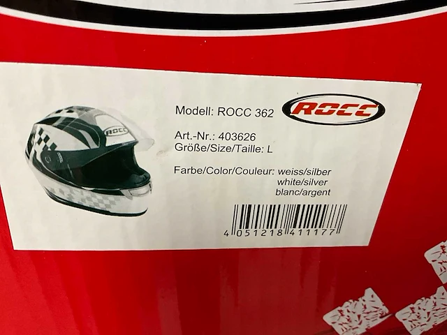 Rocc 362 motorhelm maat l (6x) - afbeelding 8 van  8