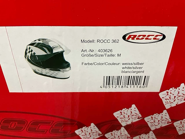 Rocc 362 motorhelm maat m (4x) - afbeelding 8 van  8