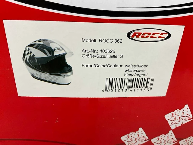 Rocc 362 motorhelm maat s (5x) - afbeelding 8 van  8