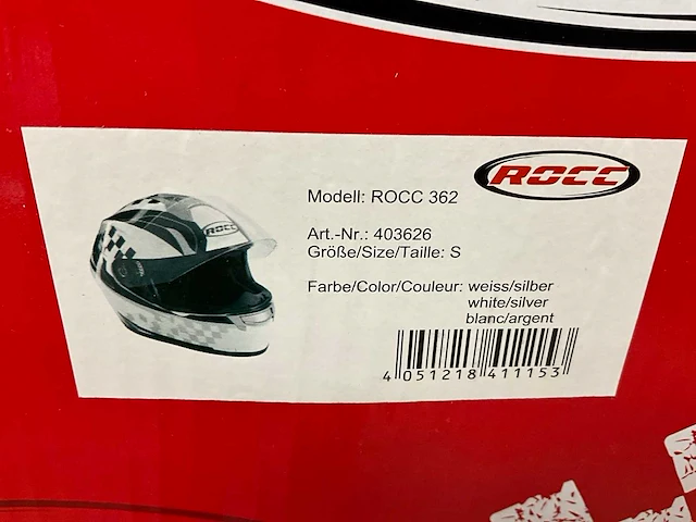 Rocc 362 motorhelm maat s (6x) - afbeelding 8 van  8