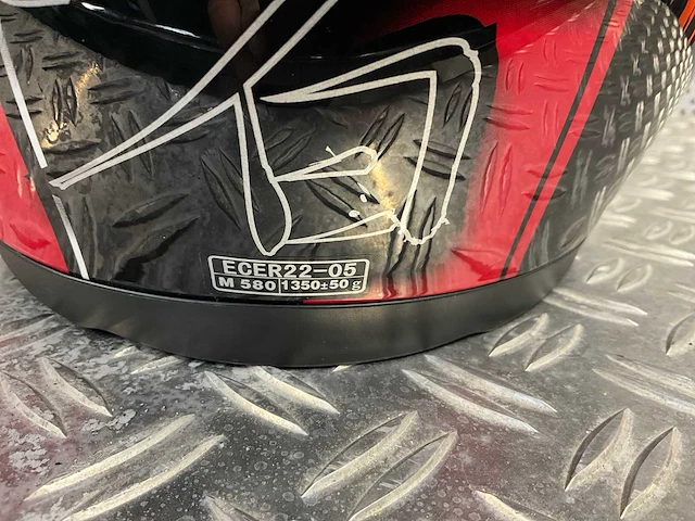Rocc 472 motorhelm maat m - afbeelding 6 van  6