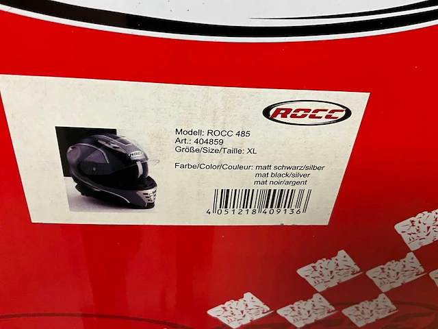 Rocc 485 motorhelm maat xl - afbeelding 2 van  11