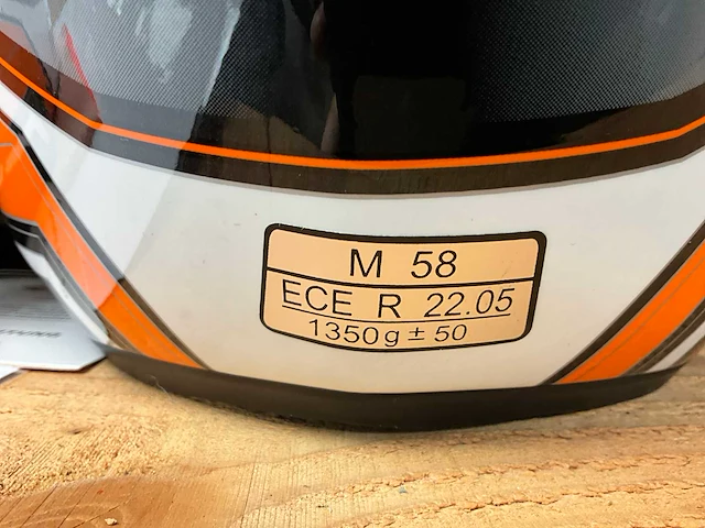 Rocc 553 motorhelm m (2x) - afbeelding 5 van  5