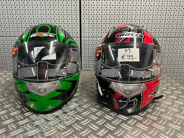 Rocc xs motorhelm maat m/xl (2x) - afbeelding 1 van  6