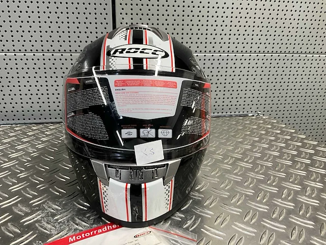 Rocc xs motorhelm maat xs - afbeelding 3 van  7