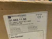 Roccheggiani 31.663.11.50 rookgas buis koppelstuk (2x) - afbeelding 2 van  2