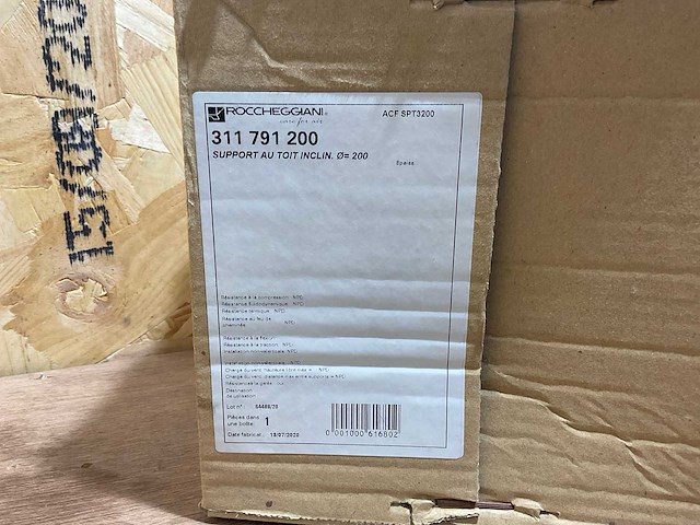 Roccheggiani dp150/spg200 daksteun voor hellend dak (5x) - afbeelding 7 van  8