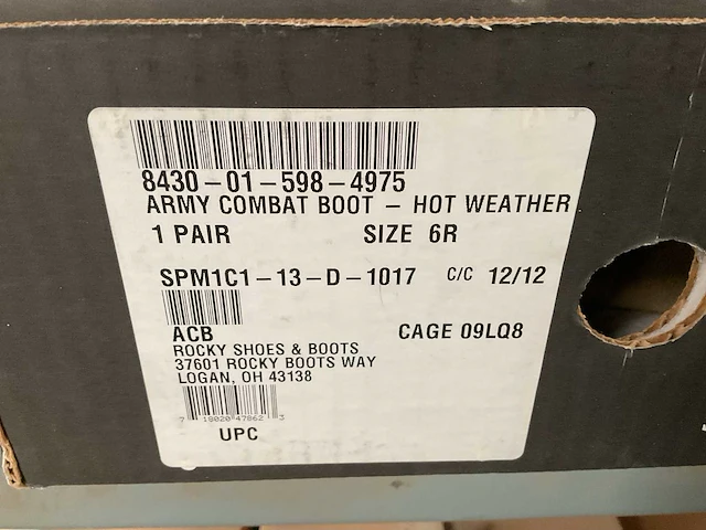 Rocky hot weather combat boot - afbeelding 3 van  3