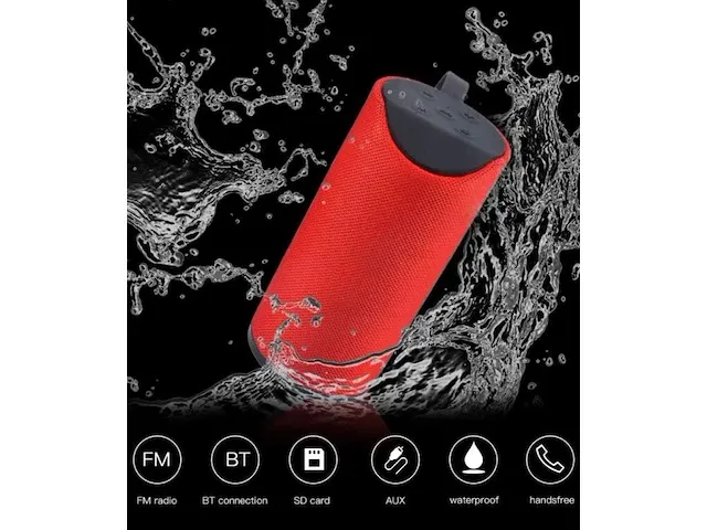 Rode bluetooth speaker - afbeelding 2 van  3