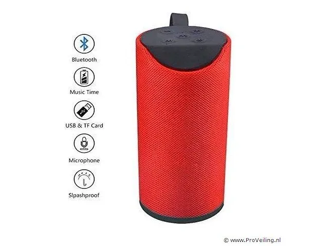 Rode bluetooth speaker - afbeelding 3 van  3