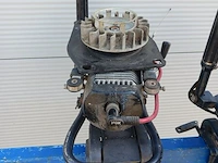 Roeiboot/visboot met trailer en 2 buitenboord motoren, blauw - afbeelding 36 van  43