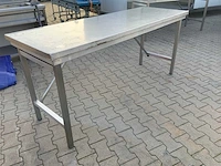 Roestvast staal werktafel - afbeelding 1 van  6