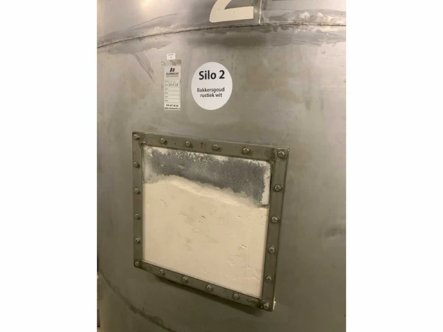 Roestvaststalen silo(5x) met 1 stoffilter en 2 productblowers - afbeelding 8 van  23
