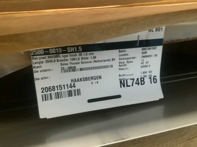 Roestvrijstalen platen - afbeelding 9 van  9