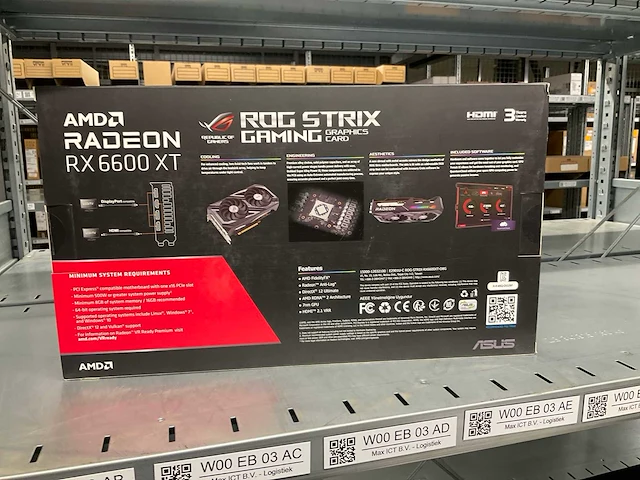 Rog amd radeon rx6600xt videokaart - afbeelding 2 van  5