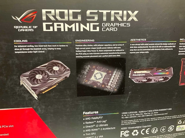 Rog amd radeon rx6600xt videokaart - afbeelding 5 van  5