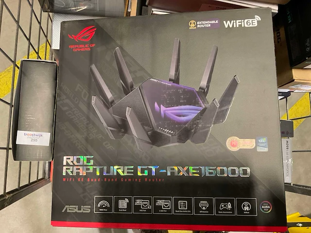 Rog rapture gt - axe 16000 gaming router - afbeelding 1 van  4