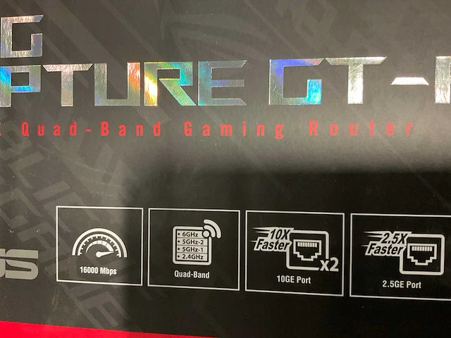Rog rapture gt - axe 16000 gaming router - afbeelding 2 van  4