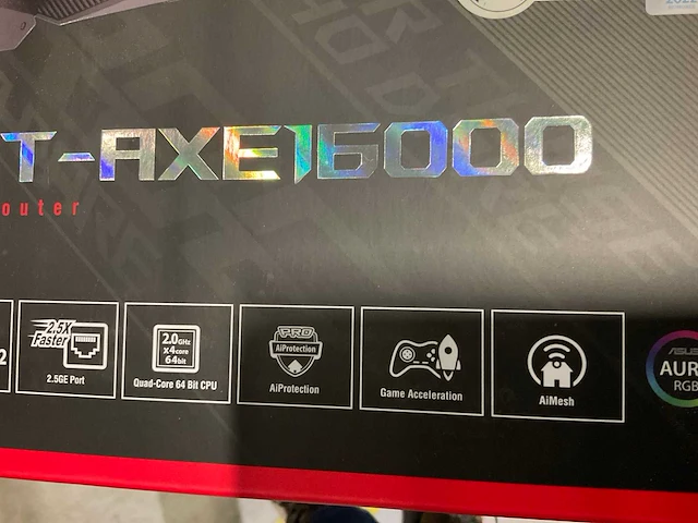 Rog rapture gt - axe 16000 gaming router - afbeelding 3 van  4