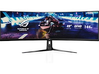 Rog strix xg49vq super ultra-wide hdr gaming monitor - 4ms - 144hz - afbeelding 1 van  2