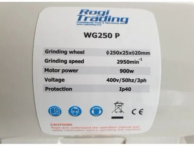 Rogi wg250p polijstmachine - afbeelding 3 van  7