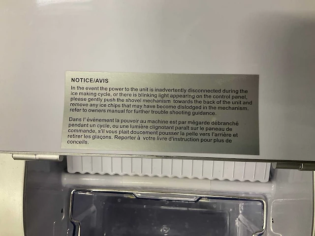 Rohs im002a ijsblokjesmachine - afbeelding 3 van  4