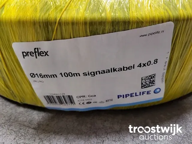 Rol á 100m voorbedrade signaalkabel buis - afbeelding 2 van  2