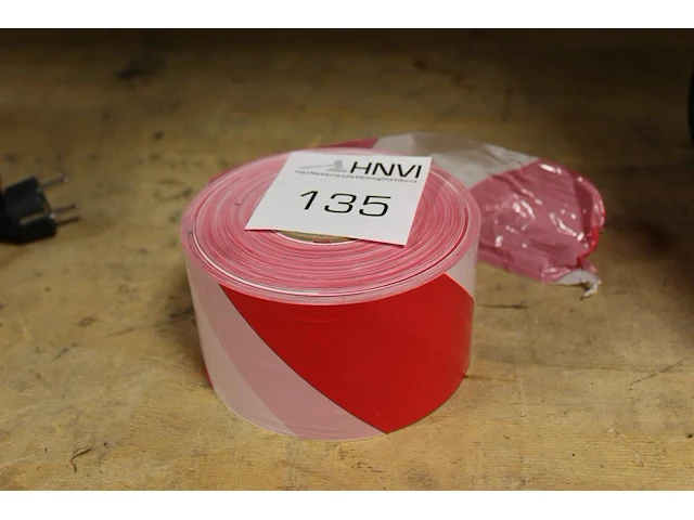 Rol afzetlint rood/wit - afbeelding 1 van  1