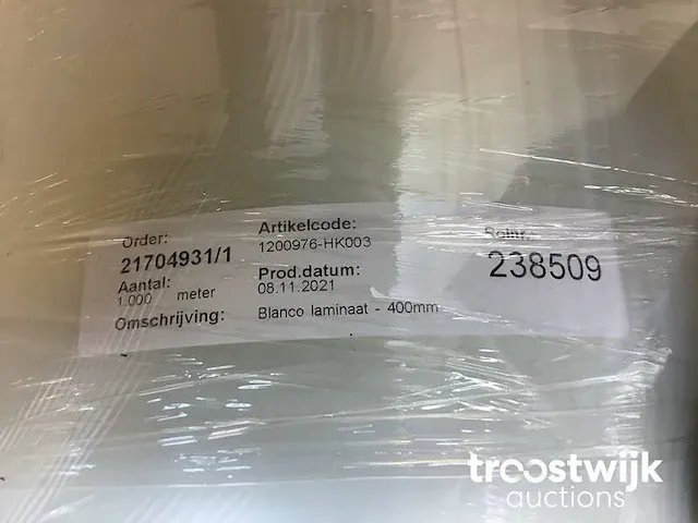 Rol blanco verpakkingslaminaat - afbeelding 3 van  3