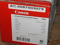 Rol fotopapier canon 610 mm 300g/m2 a 30 m nieuw in doos. - afbeelding 1 van  1