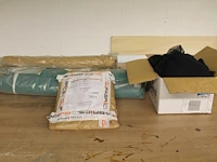 Rol groen kaasdoek met breedte 311 cm a 35 m, zwarte kaasdoek met lengte 300 cm, roll jute met breedte 150 ... - afbeelding 1 van  2