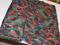 Rol stof 1 rol collor rainbow 138 breed 115 gr 12 meter - afbeelding 2 van  3