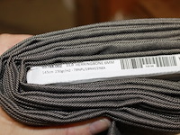 Rol stof 1 rol grijs 145 breed 250 gr 11 meter - afbeelding 4 van  7