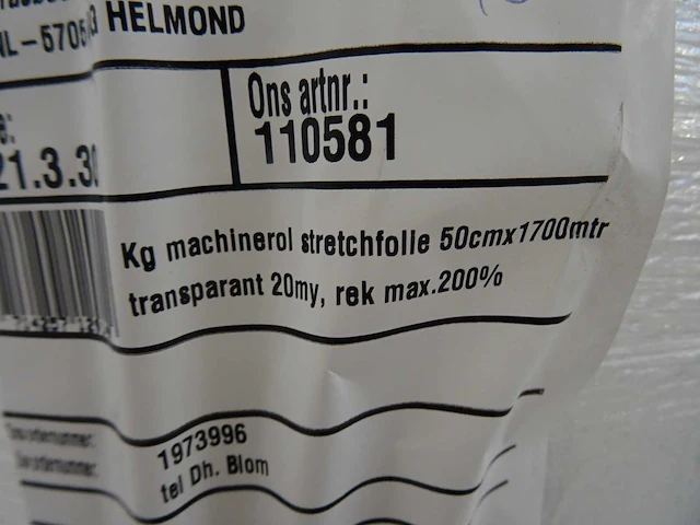 Rol stretchfolie (30x) - afbeelding 4 van  4